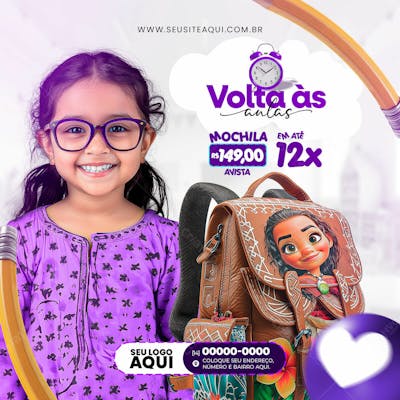VOLTA ÀS AULAS | MATRÍCULAS ABERTAS | ESCOLA | PSD EDITÁVEL
