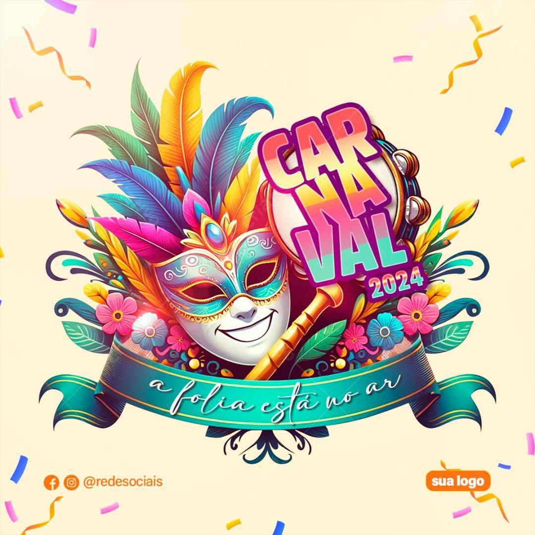 Flyer Carnaval 2024 PSD Editável