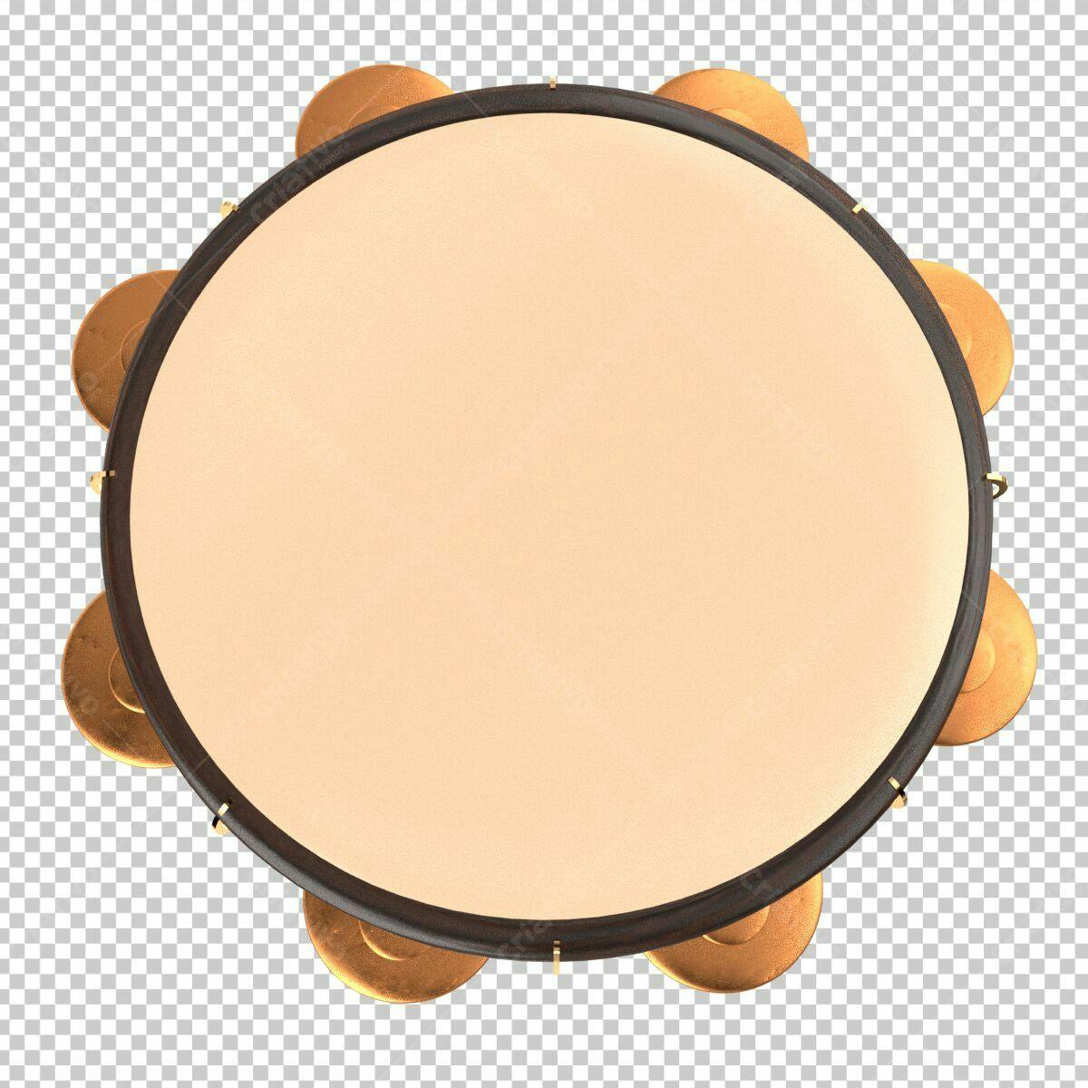 Template Tamborim PSD Editável para Festa Junina