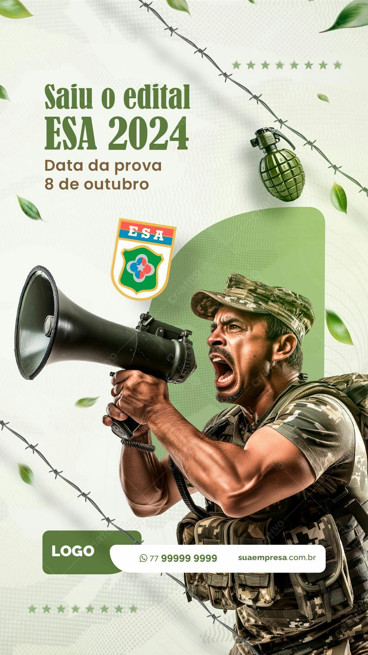 Flyer ESA 2024 PSD Editável