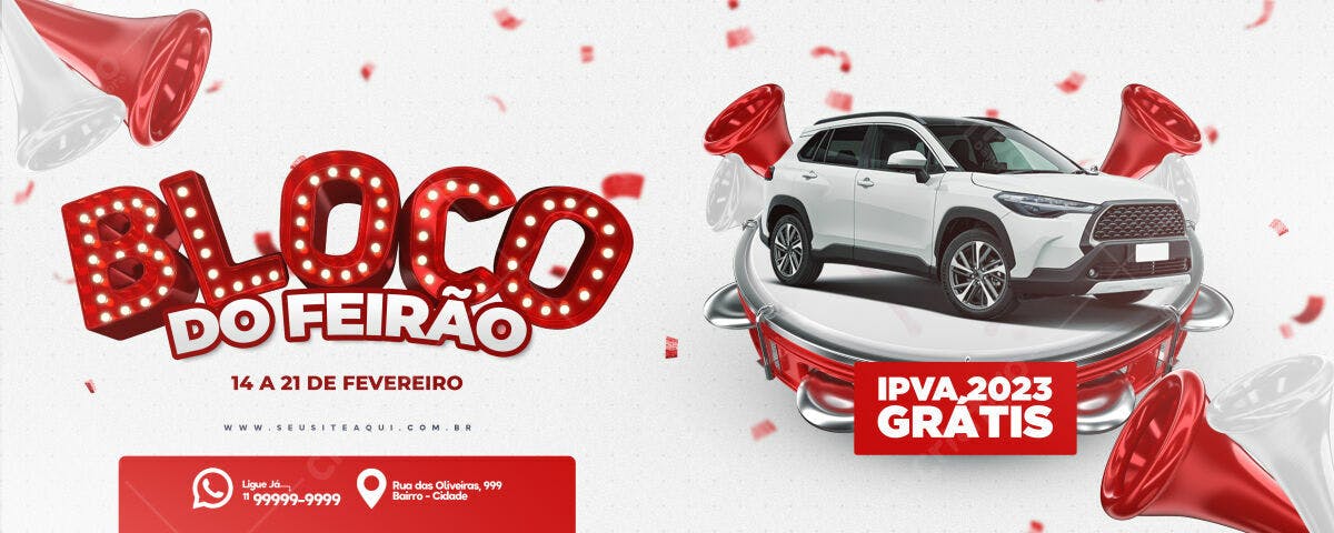 Banner Bloco do Feirão PSD Editável