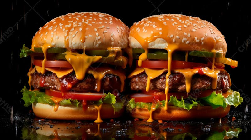 Imagem de hamburgueres com uma super carne 28
