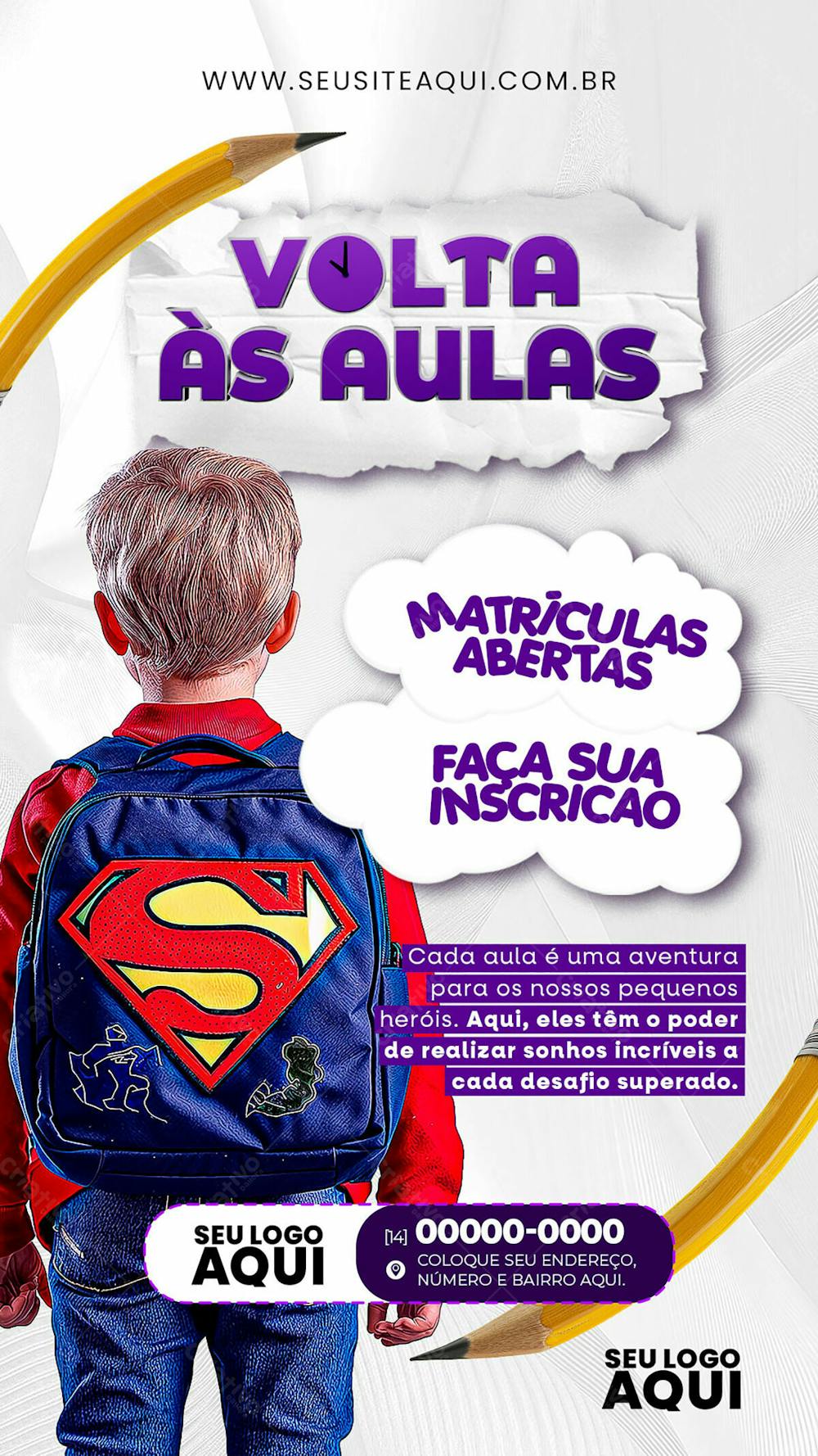 STORY | VOLTA ÀS AULAS | MATRÍCULAS ABERTAS | ESCOLA | PSD E