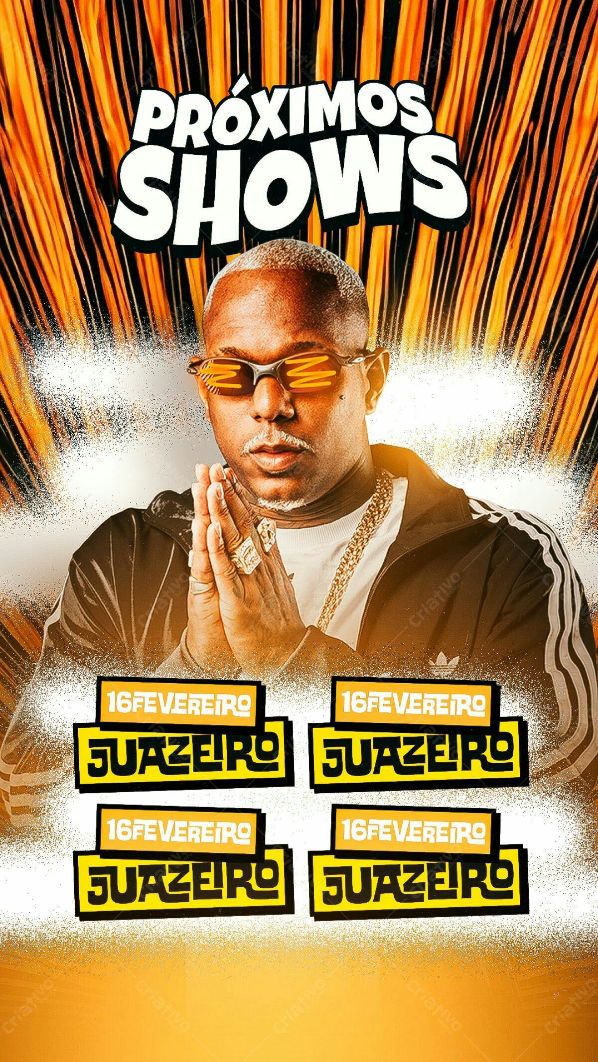Flyer Shows Juazeiro PSD Editável