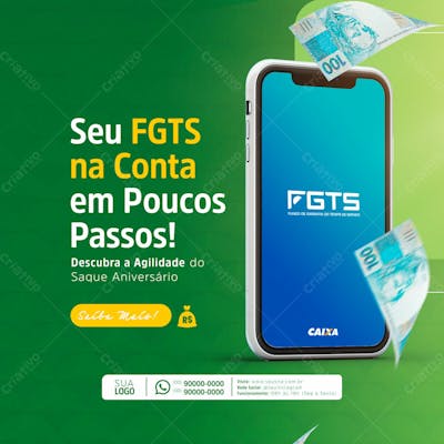 Empréstimo Consignado Fgts  E Bolsa Familia Social Media Post Feed (4)