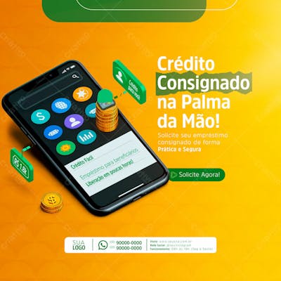 Empréstimo Consignado Fgts  E Bolsa Familia Social Media Post Feed (10)