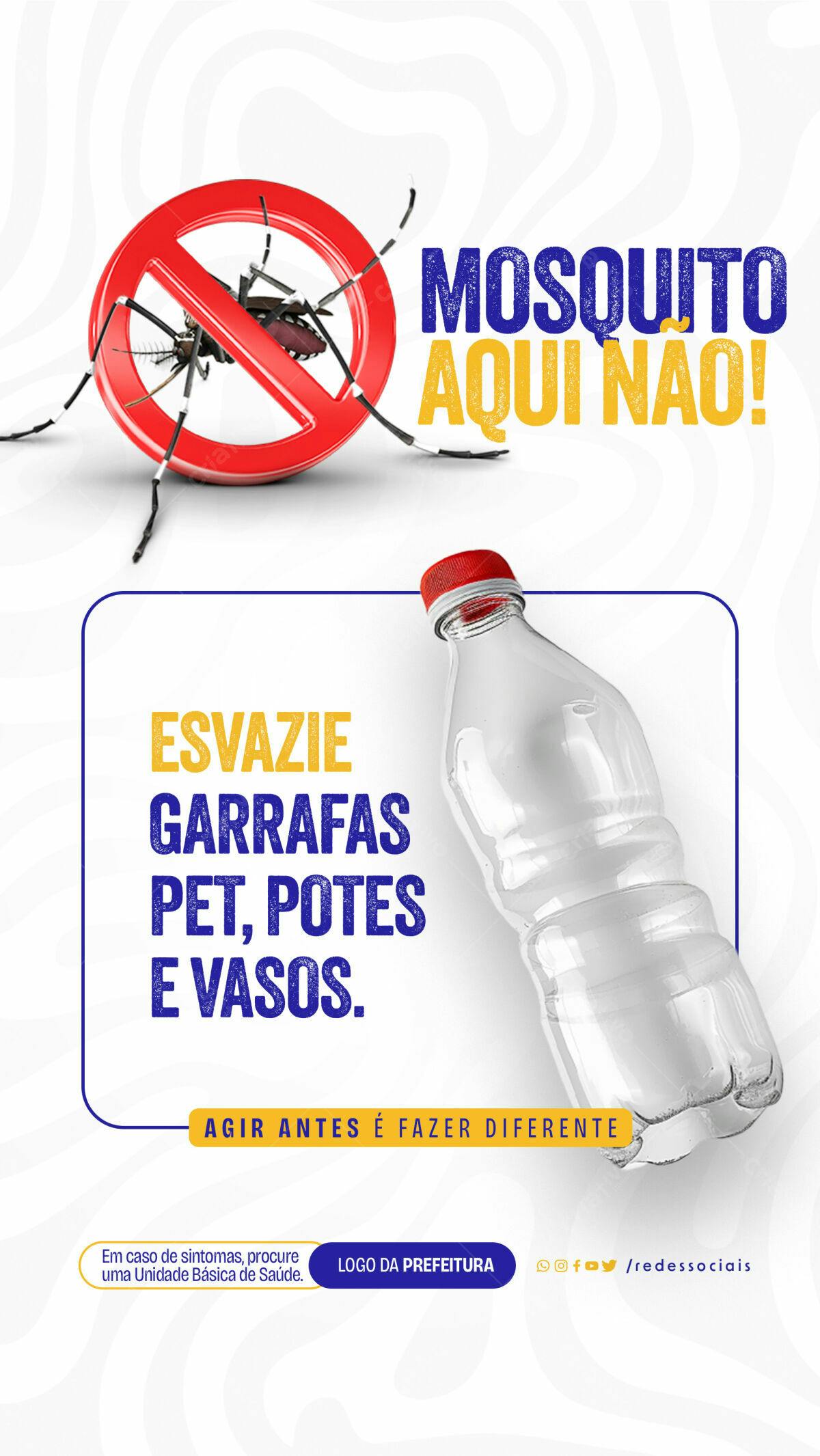 Flyer Zika Vírus Prevenção PSD Editável