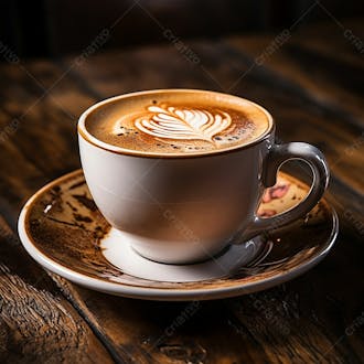 Xícara de café sobre mesa de madeira vintage aesthetic imagem free gratis para baixar