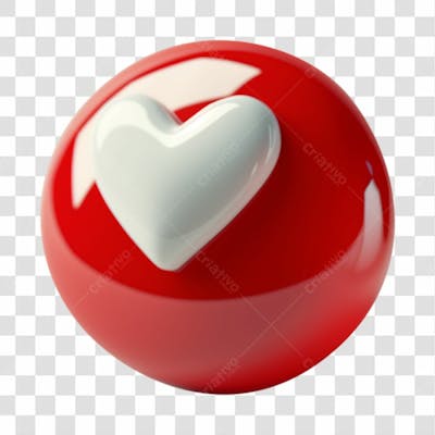 CORAÇÃO PARA MÍDIAS SOCIAIS | SOCIAL MEDIA | IMAGEM SEM FUNDO