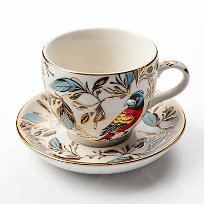 Xicara De Cafe Fundo Branco Imagem Grátis Alta Resolução (2)