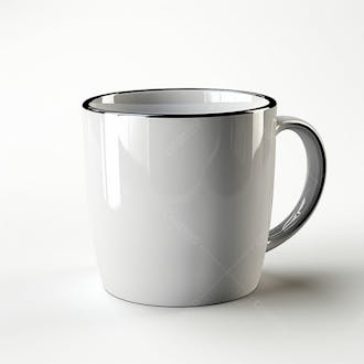 Xicara de cafe fundo branco imagem grátis alta resolução