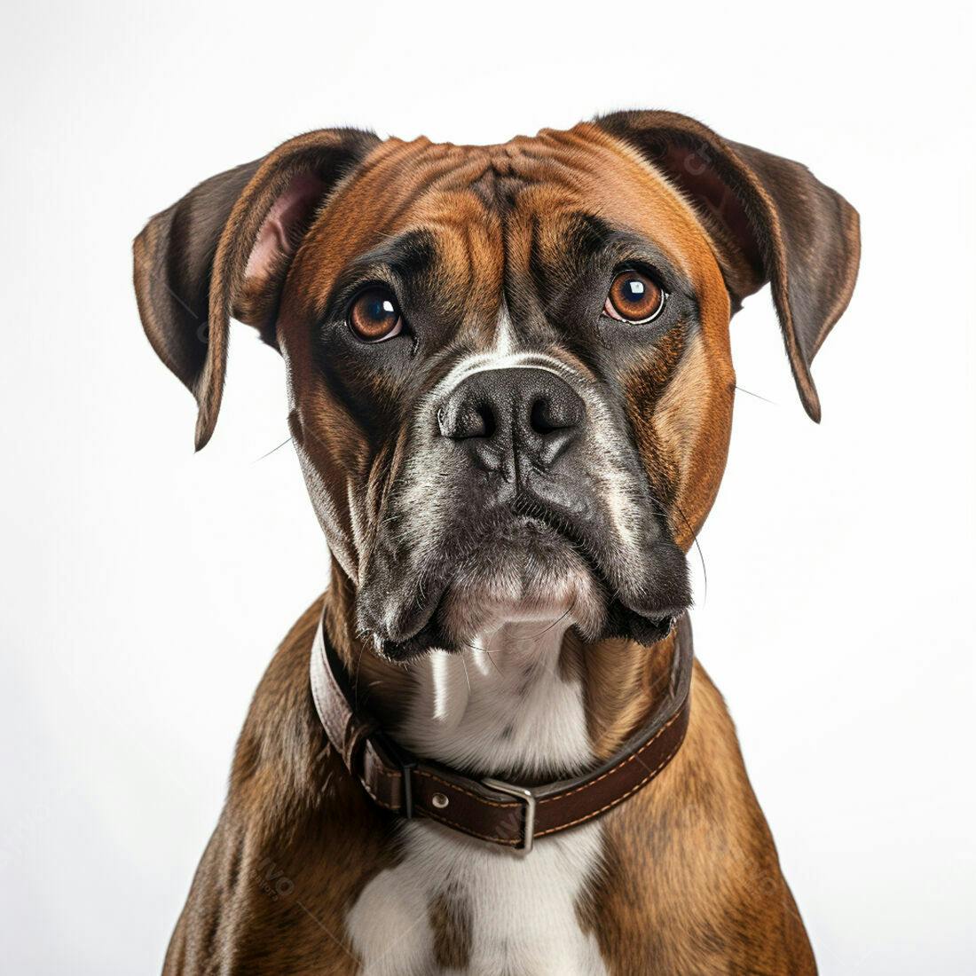 Boxer Marrom de Olhar Sereno