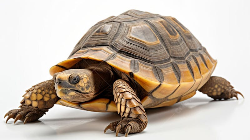 Imagem grátis tartaruga sobre fundo branco