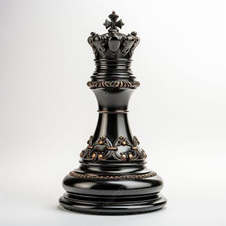 Imagem grátis peça de xadrez sobre fundo branco comercial