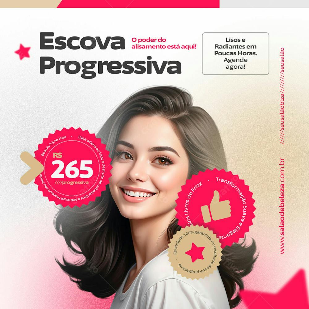 Escova Progressiva   O Poder Do Alisamento