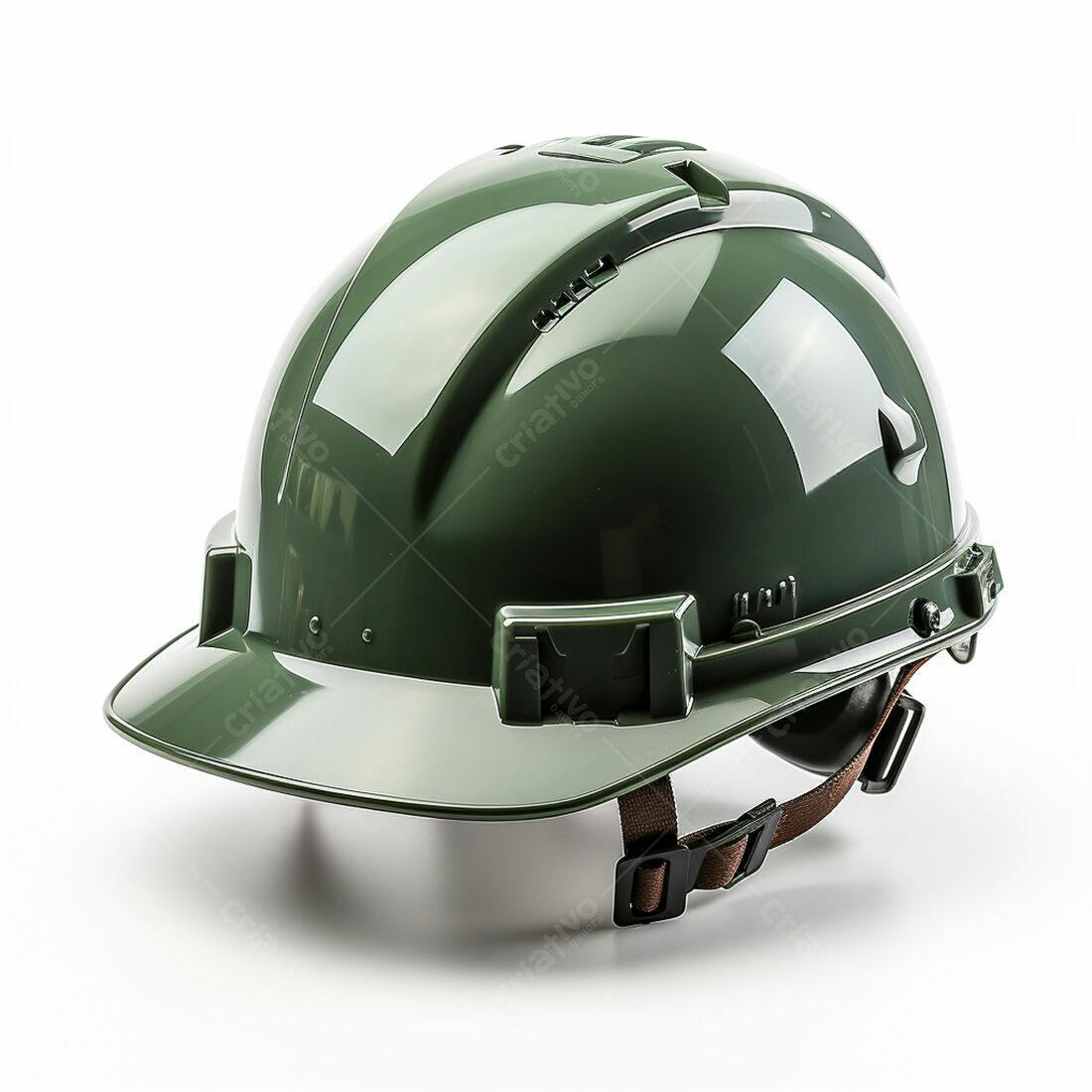 Capacete de segurança verde oliva