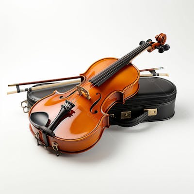 Baixe Grátis Violino Sobre Fundo Branco (2)