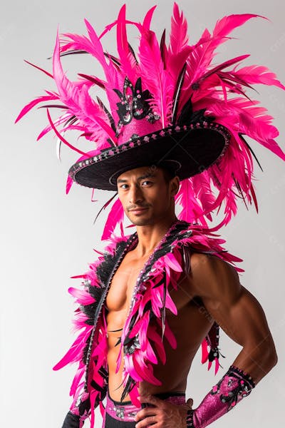 Imagem De Um Homem Usando Fantasia Carnaval 1