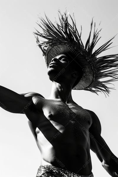 Imagem De Um Homem Usando Fantasia Carnaval 4