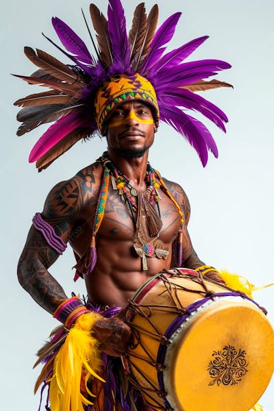Imagem De Um Homem Usando Fantasia Carnaval 8