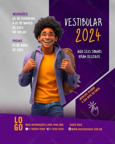 Vestibular 2024 E Volta As Aulas