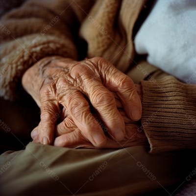 Imagem De Mãos Enrugada De Um Senhor  7
