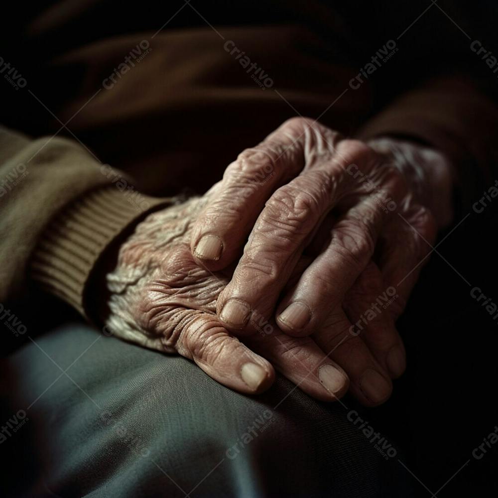 Imagem De Mãos Enrugada De Um Senhor  14