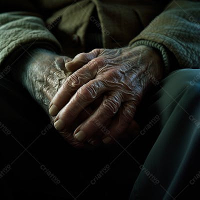 Imagem De Mãos Enrugada De Um Senhor  15