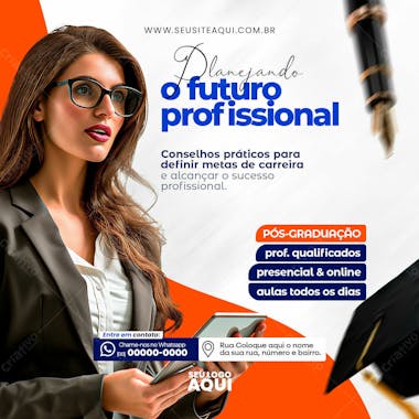 Volta às aulas | faculdade | escola | psd editável