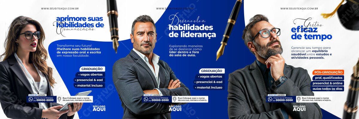 Banner para Faculdade PSD Editável