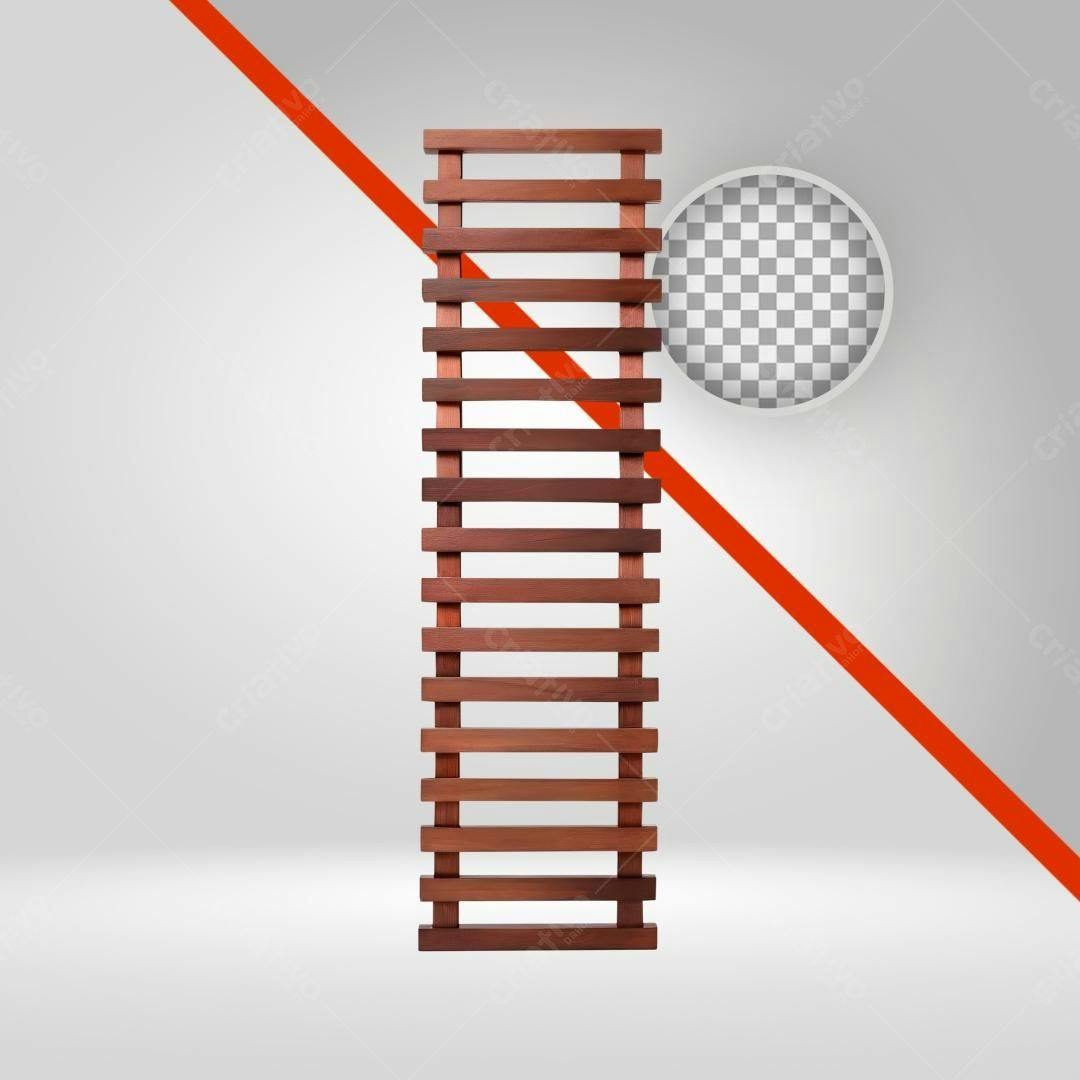 Icone Madeira Escada PNG com fundo transparente