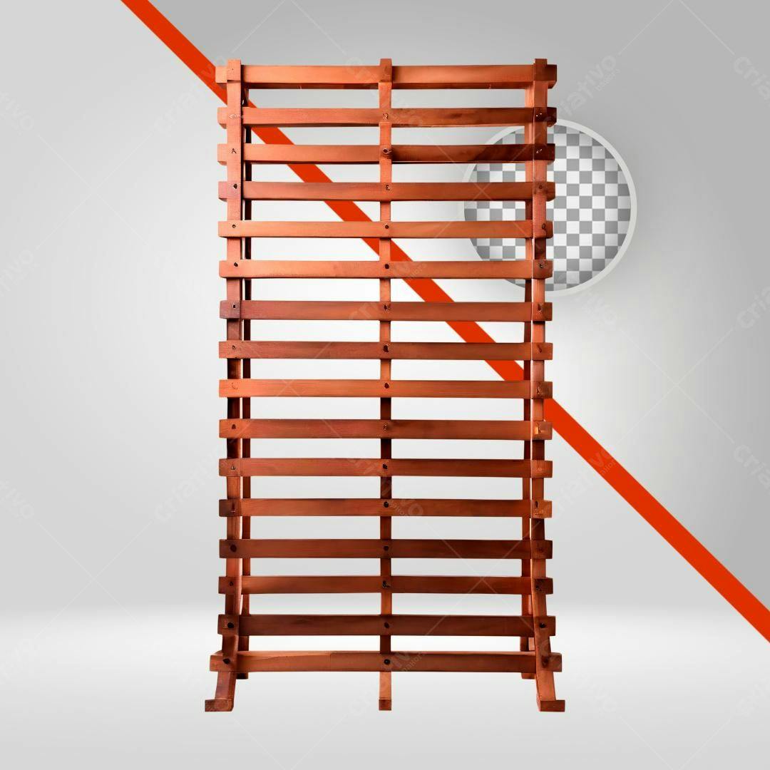 Painel de Madeira PNG com fundo transparente