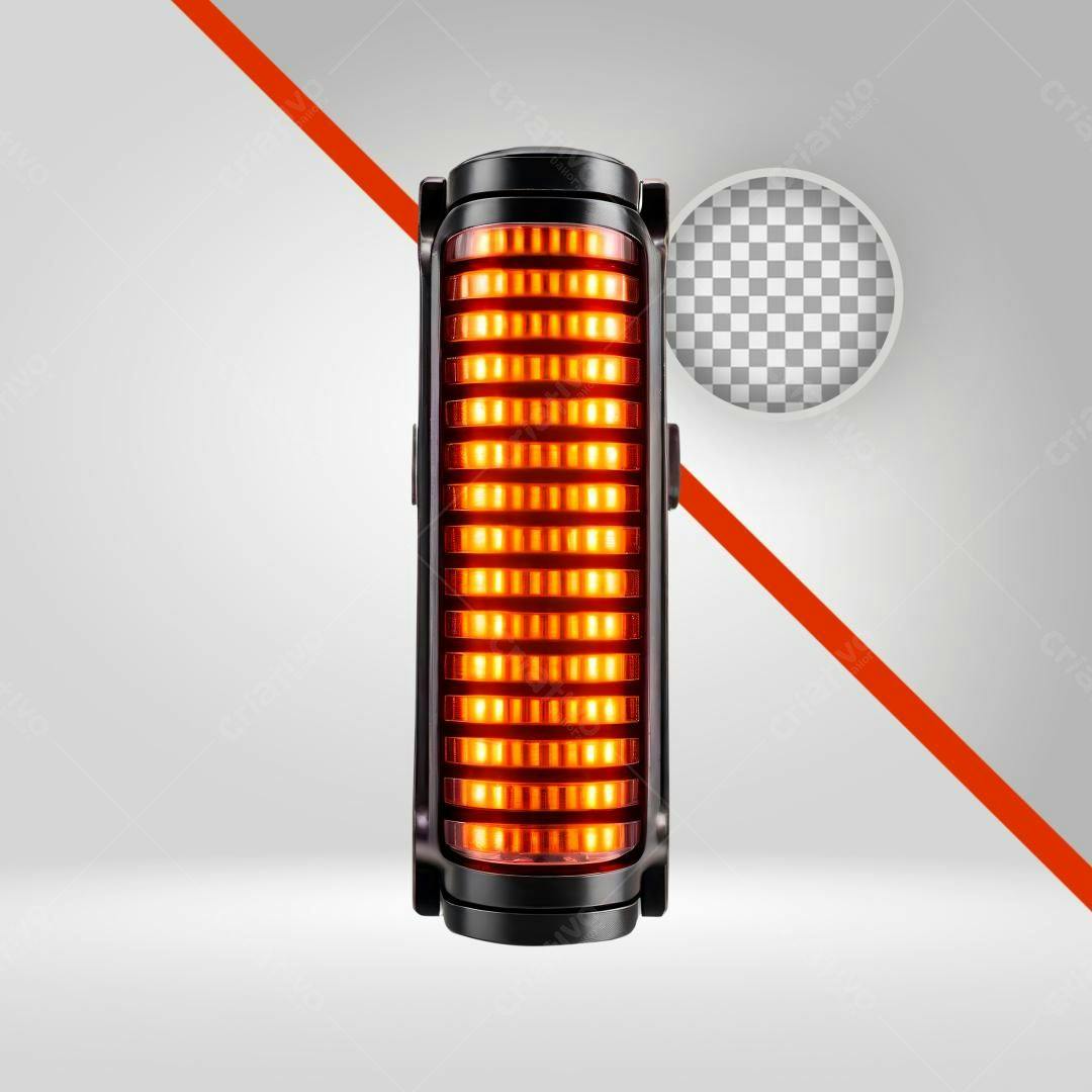 Icone Luz LED Ambar PNG com fundo transparente