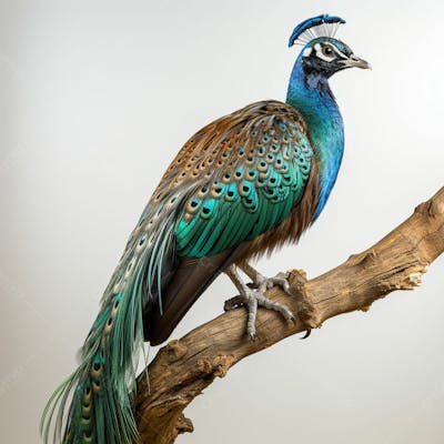 Imagem Grátis Pavão Isolado Em Alta Qualidade Fundo Branco Natureza Animais (1)