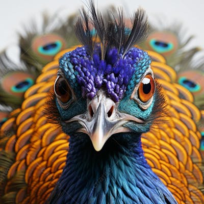 Imagem Grátis Pavão Isolado Em Alta Qualidade Fundo Branco Natureza Animais (11)