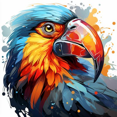 Imagem Grátis Tucano Sobre Fundo Branco Em Alta Qualidade Animais Natureza (9)