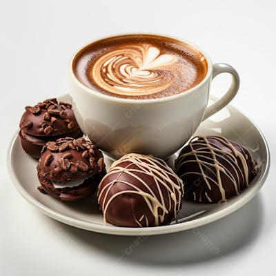 Imagem Grátis Xícara De Café Sobre Fundo Branco Em Alta Qualidade  (22)