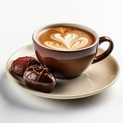 Imagem Grátis Xícara De Café Sobre Fundo Branco Em Alta Qualidade  (23)