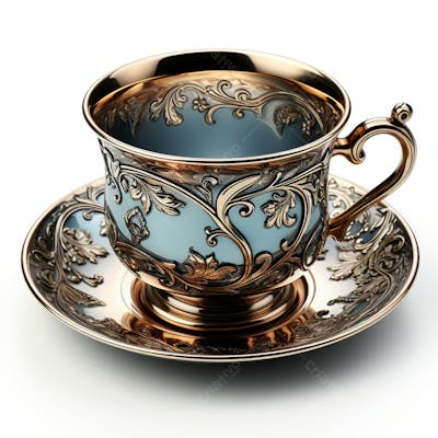Imagem Grátis Xícara De Café Sobre Fundo Branco Em Alta Qualidade  (109)