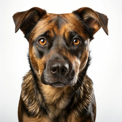 Imagem Grátis Cachorro Fofo Sobre Fundo Branco Imagem Comercial (6)