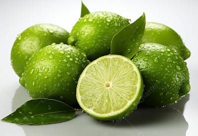Imagem Grátis Limões Sobre Fundo Branco Em Alta Qualidade Frutas