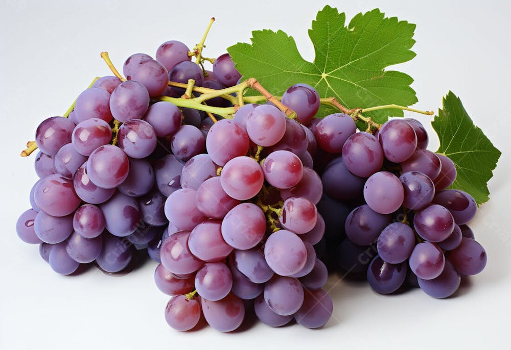 Imagem Grátis Uvas Sobre Fundo Branco Em Alta Qualidade (1)