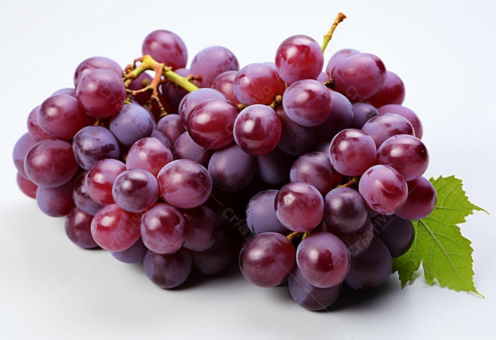 Imagem Grátis Uvas Sobre Fundo Branco Em Alta Qualidade (3)