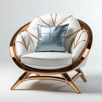 Imagem grátis cadeira elegante com almofadas em alta qualidade