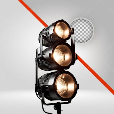 Trio De Sport 3D, Luzes De Palco, Png Para Flyers 