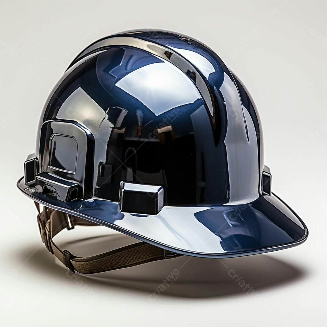 Capacete de segurança azul marinho profissional