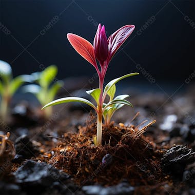 Imagem grátis broto nascendo na terra em alta qualidade