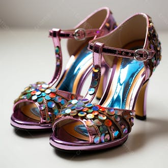 Imagem grátis sapatos salto alto colorido em alta qualidade