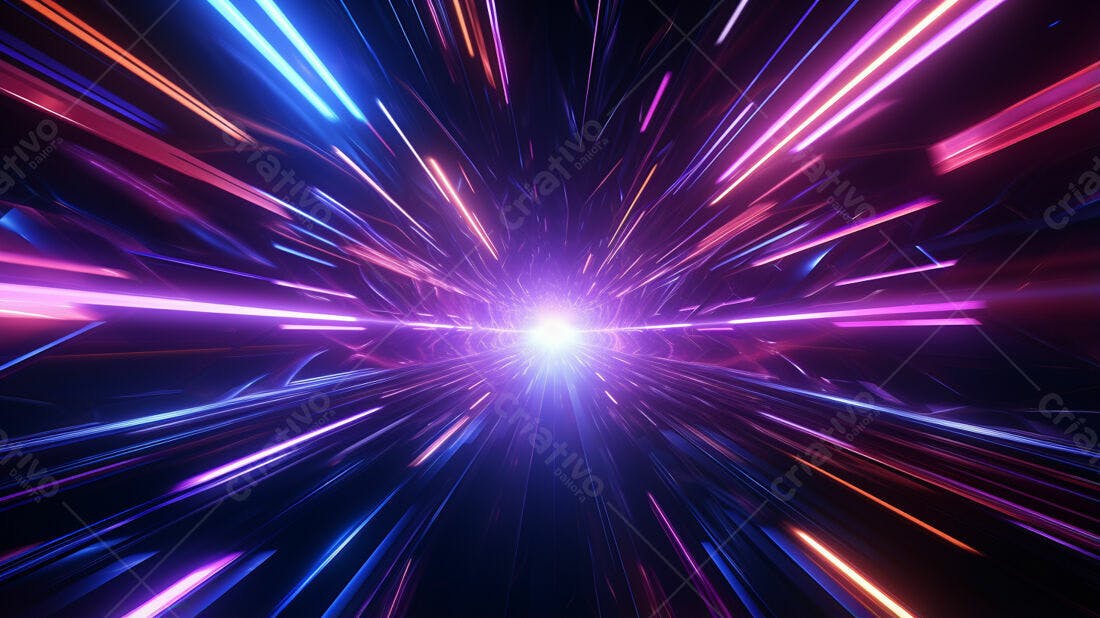 Textura Neon Abstrata para Fundo Cyberpunk