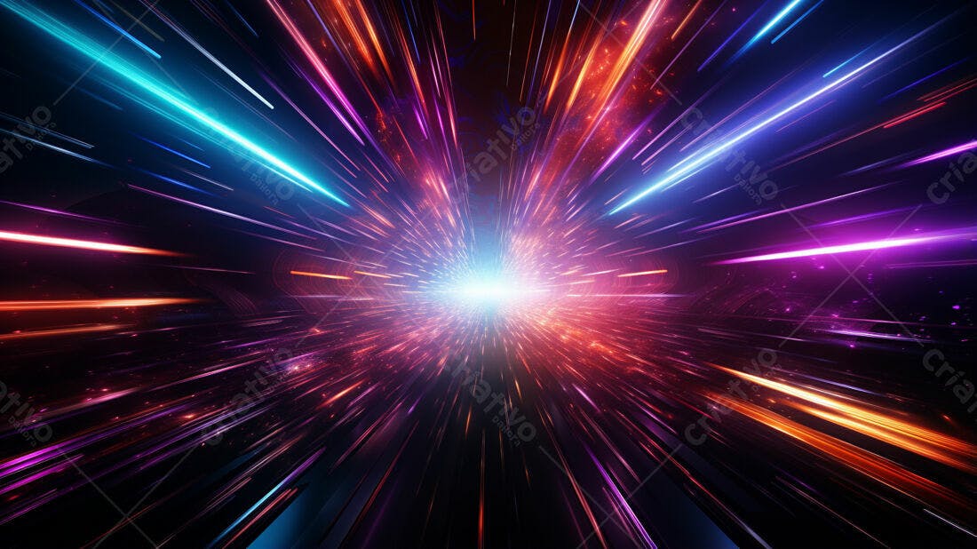 Textura Abstrata Neon para Fundo de Sites